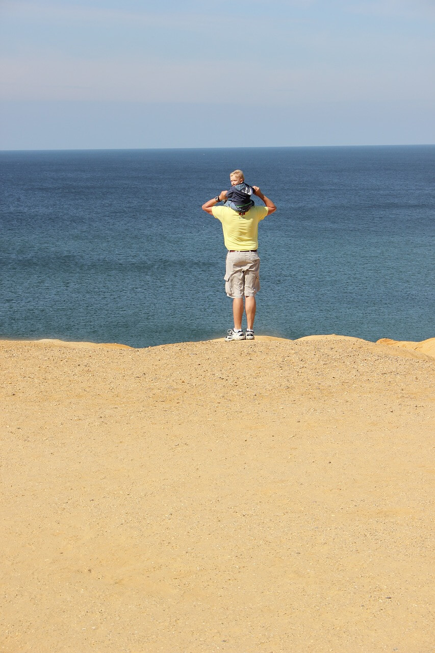 father-by-the-beach